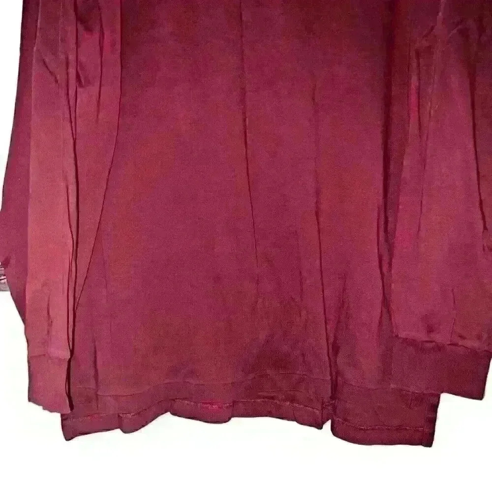 VTG Polo Ralph Lauren Sz XL Maroon Collared Pull Over Shirt Preppy Casual - Picture 6 of 10